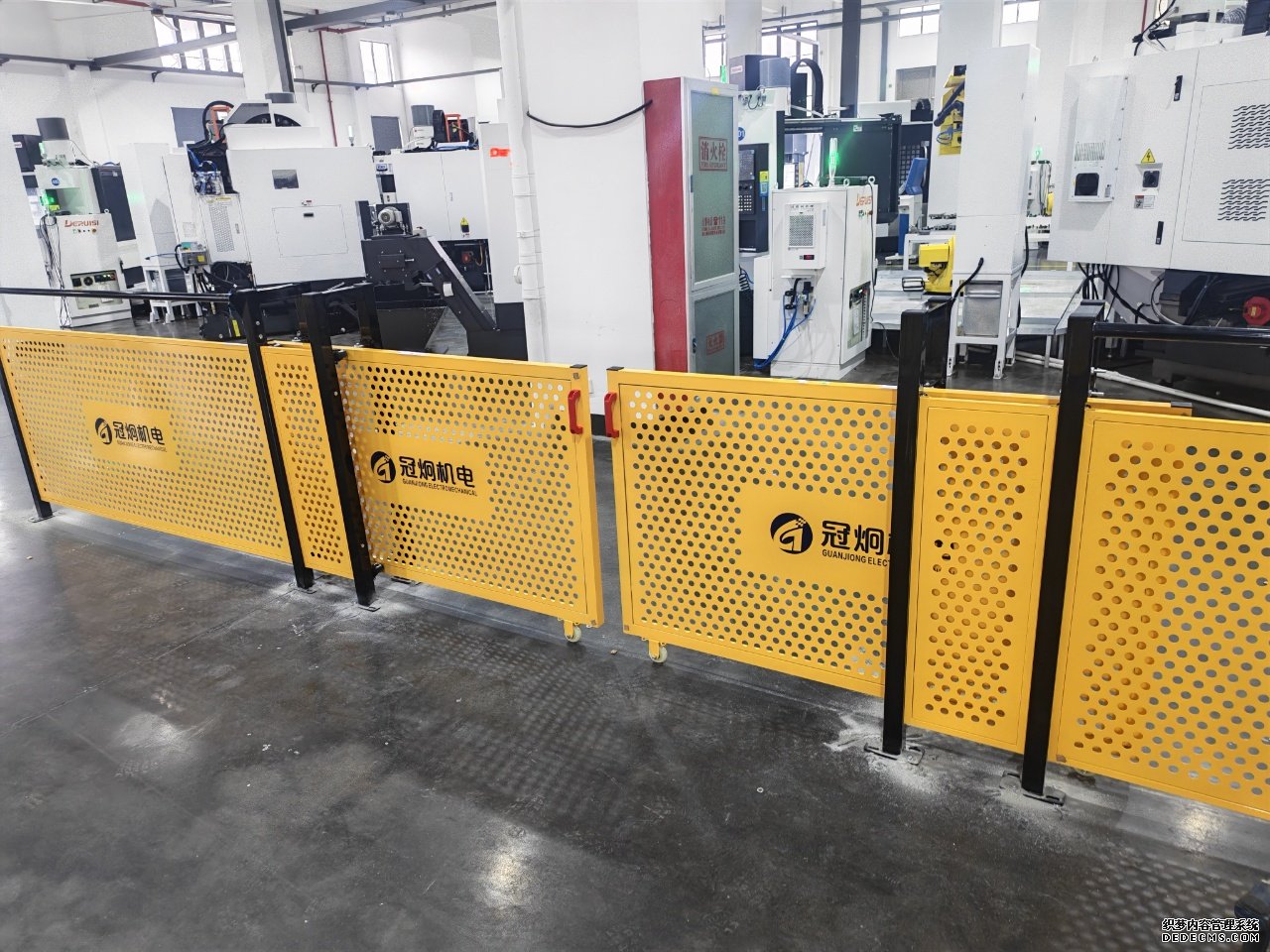 湖州冠炯机电案例：双久分区隔离网，为